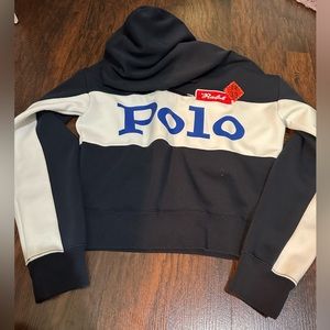 Polo Cropped Hoodie